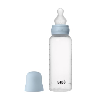 BIBS® Babyflasche 270 ml Silikon in babyblau von BIBS®