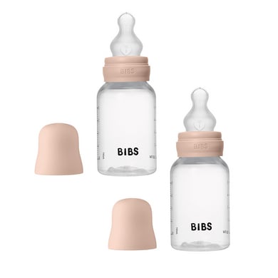 BIBS® Babyflasche 2x 150 ml Silikon in blush von BIBS®