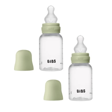 BIBS® Babyflasche 2x 150 ml Silikon in sage von BIBS®