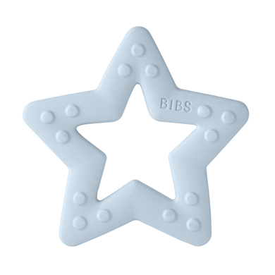 BIBS® Beißring Baby Bitie Star ab dem 3. Monat in babyblau von BIBS®