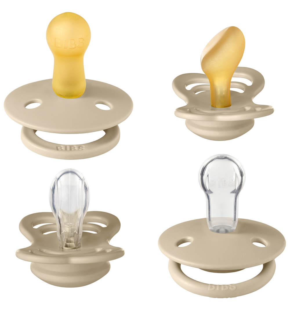 BIBS Ausprobieren Schnuller - 4er-Pack - Gr. 1 - Naturgummi - Va - BIBS - One Size - Schnuller BIBS Ausprobieren Schnuller - 4er-Pack - Gr. 1 - Naturgummi - Va - BIBS - One Size - Schnuller von BIBS