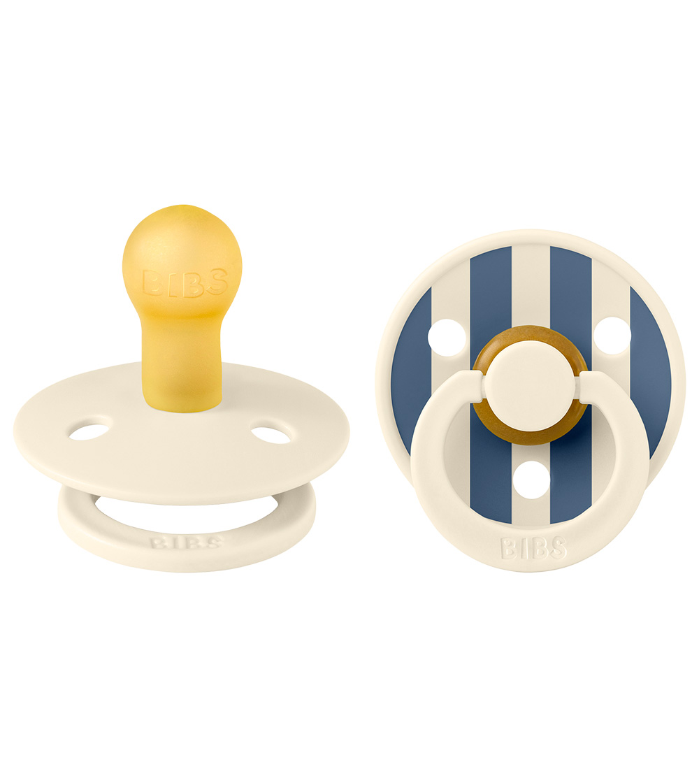 BIBS Colour Schnuller - 2er-Pack - Gr. 1 - Rund - Ivory/Steel Bl - BIBS - 0-6 mt - Schnuller BIBS Colour Schnuller - 2er-Pack - Gr. 1 - Rund - Ivory/Steel Bl - BIBS - 0-6 mt - Schnuller von BIBS