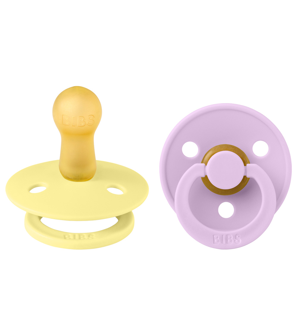 BIBS Colour Schnuller - 2er-Pack - Gr. 2 - Rund - Sunshine/Viole - BIBS - 6-18 mt - Schnuller BIBS Colour Schnuller - 2er-Pack - Gr. 2 - Rund - Sunshine/Viole - BIBS - 6-18 mt - Schnuller von BIBS