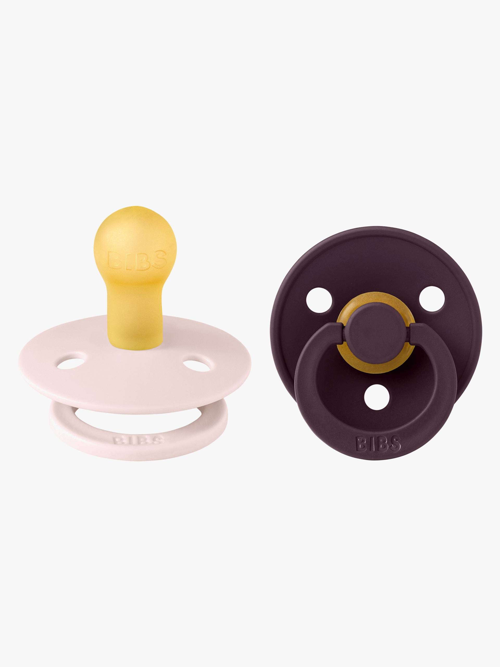 BIBS Colour Schnuller 2er-Pack Größe 1, Petal/Plum BIBS Colour Schnuller 2er-Pack Größe 1, Petal/Plum von BIBS