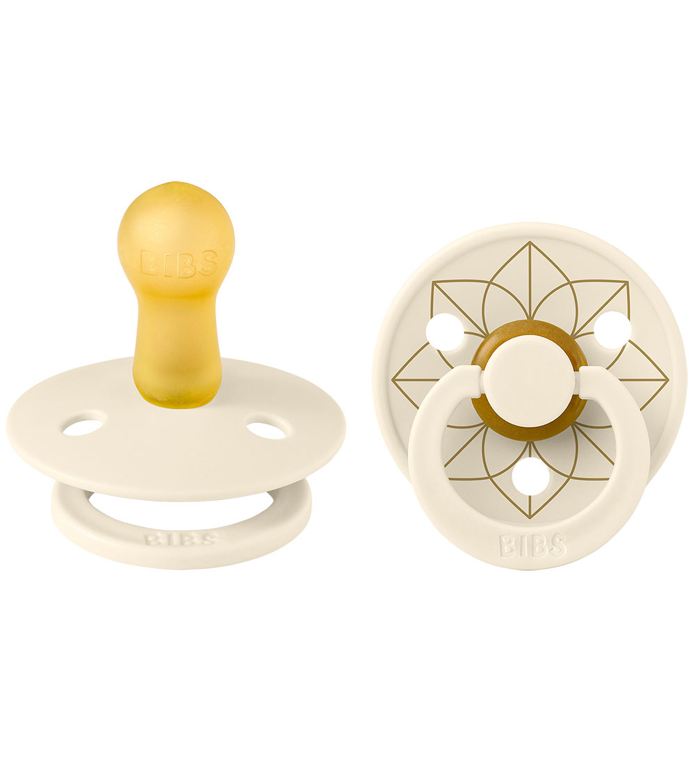 BIBS Colour Schnuller - Gr. 2 - Rund - 2er-Pack - Ivory/Gold - BIBS - 6-18 mt - Schnuller BIBS Colour Schnuller - Gr. 2 - Rund - 2er-Pack - Ivory/Gold - BIBS - 6-18 mt - Schnuller von BIBS