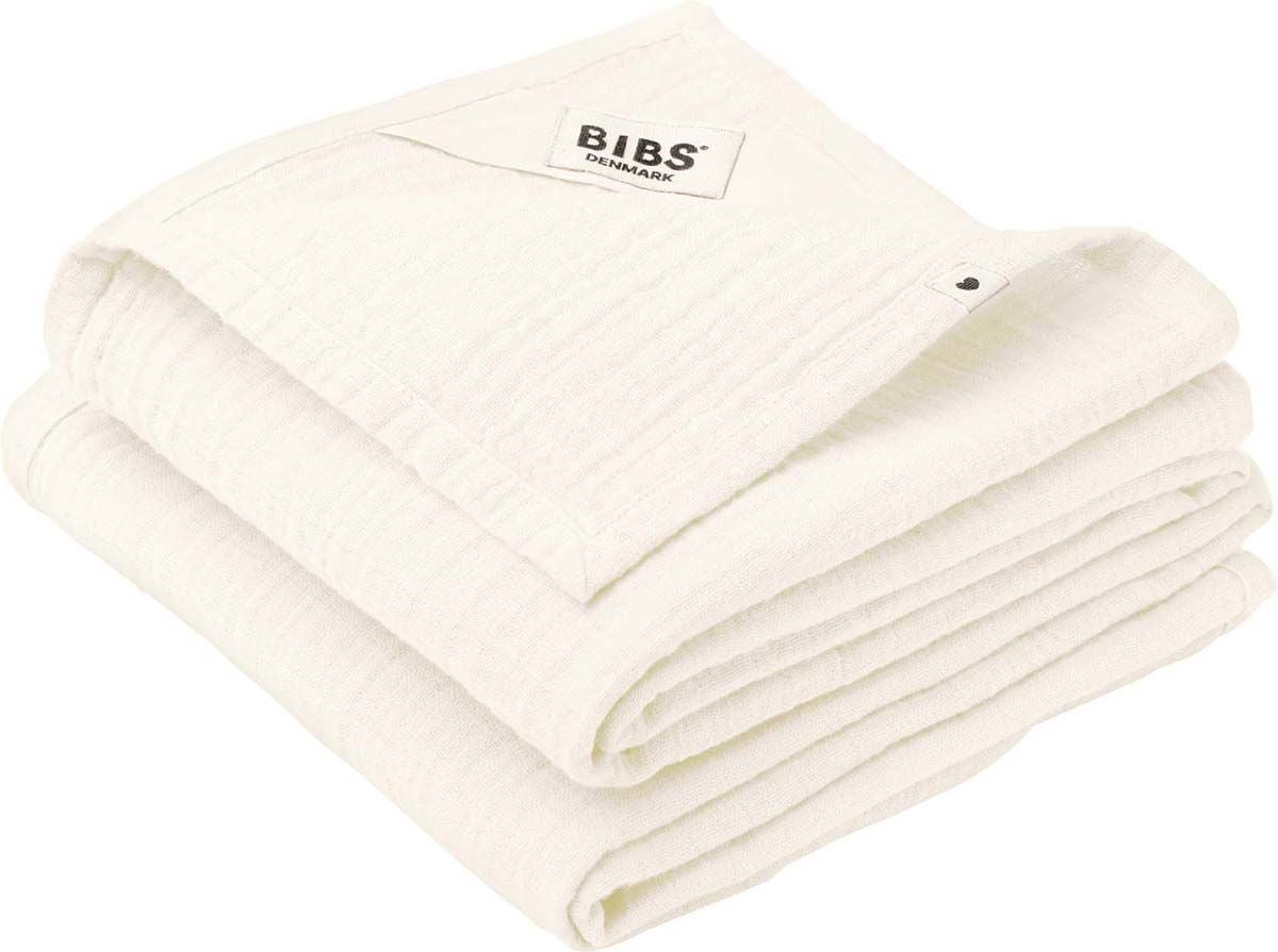 BIBS Musselintuch 2er-Pack, Ivory von BIBS