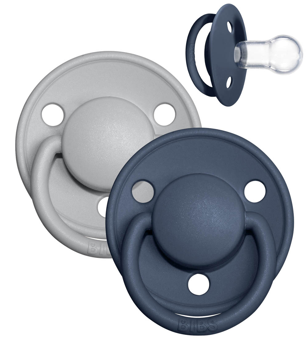 BIBS The Lux Schnuller - 2er-Pack - Rund - Cloud/Steel Blue - BIBS - 0-3 Jahre - Schnuller BIBS The Lux Schnuller - 2er-Pack - Rund - Cloud/Steel Blue - BIBS - 0-3 Jahre - Schnuller von BIBS
