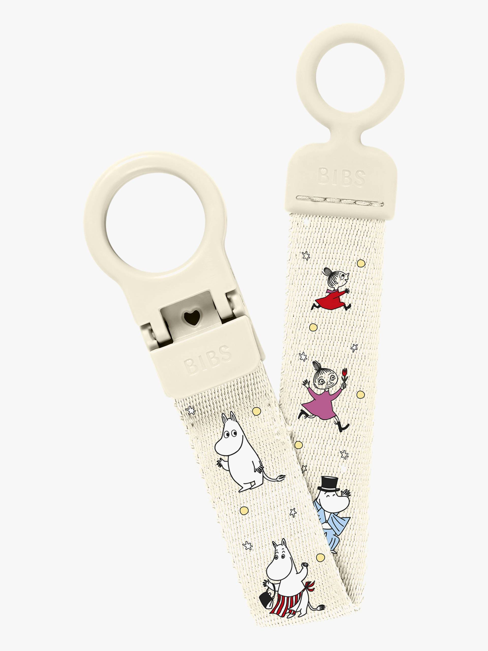 BIBS x Moomin Loop Schnullerkette, Ivory BIBS x Moomin Loop Schnullerkette, Ivory von BIBS