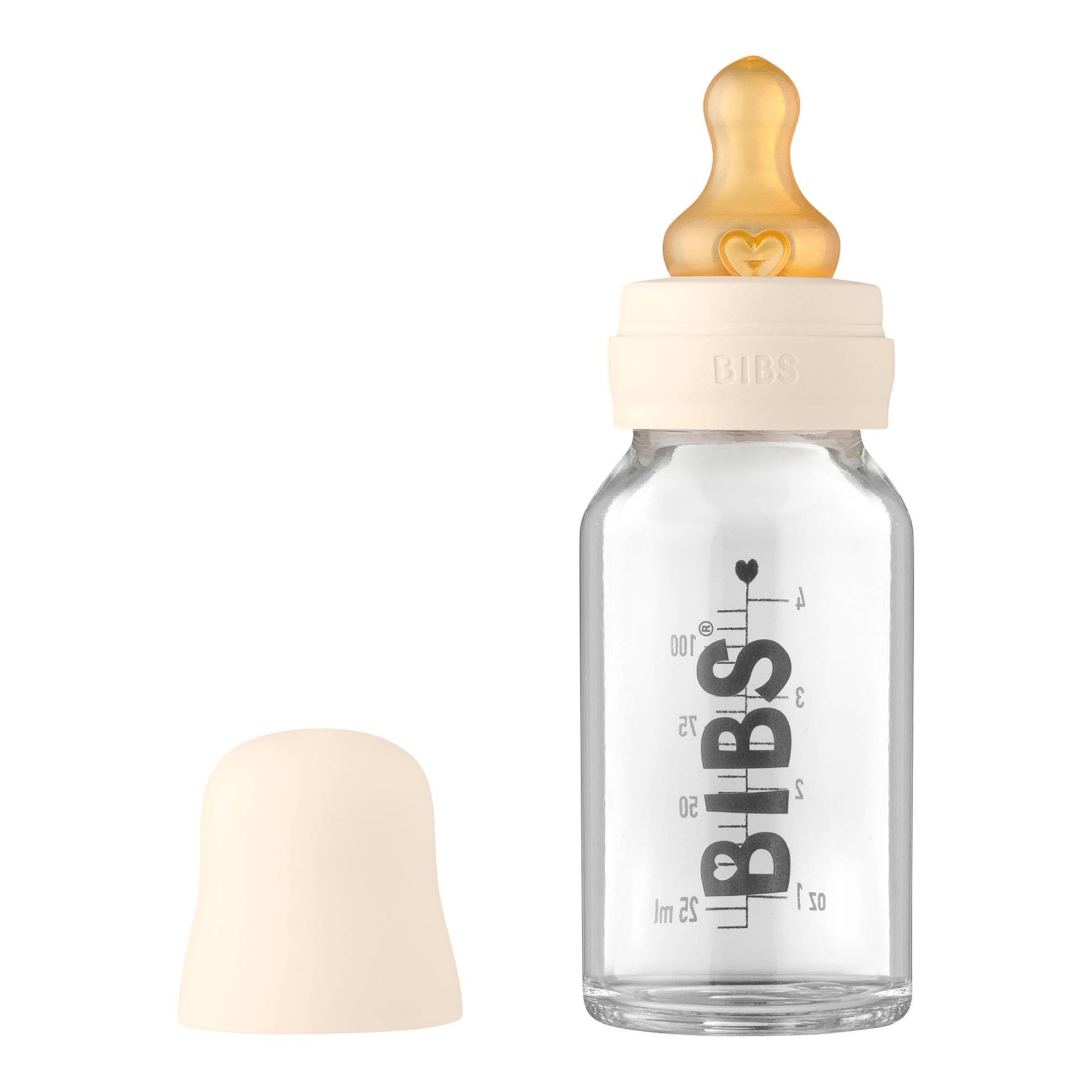 Bibs Babyflasche aus Glas, 120 ml, ab 0M Bibs Babyflasche aus Glas, 120 ml, ab 0M von BIBS