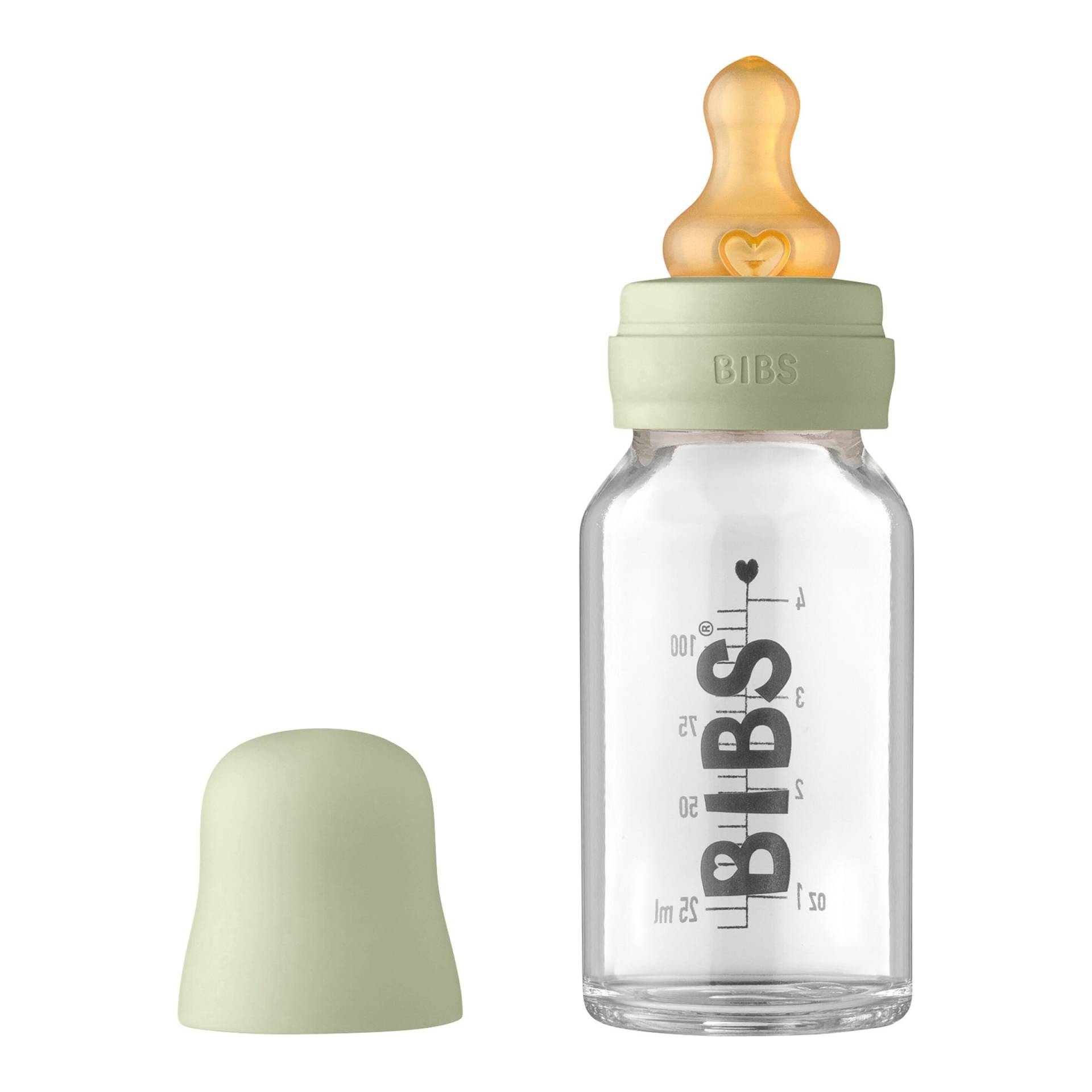 Bibs Babyflasche aus Glas, 120 ml, ab 0M Bibs Babyflasche aus Glas, 120 ml, ab 0M von BIBS
