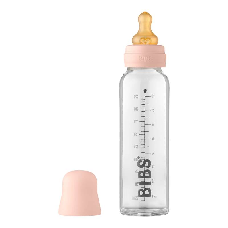 Bibs Babyflasche aus Glas, 225 ml, 3M+ von BIBS