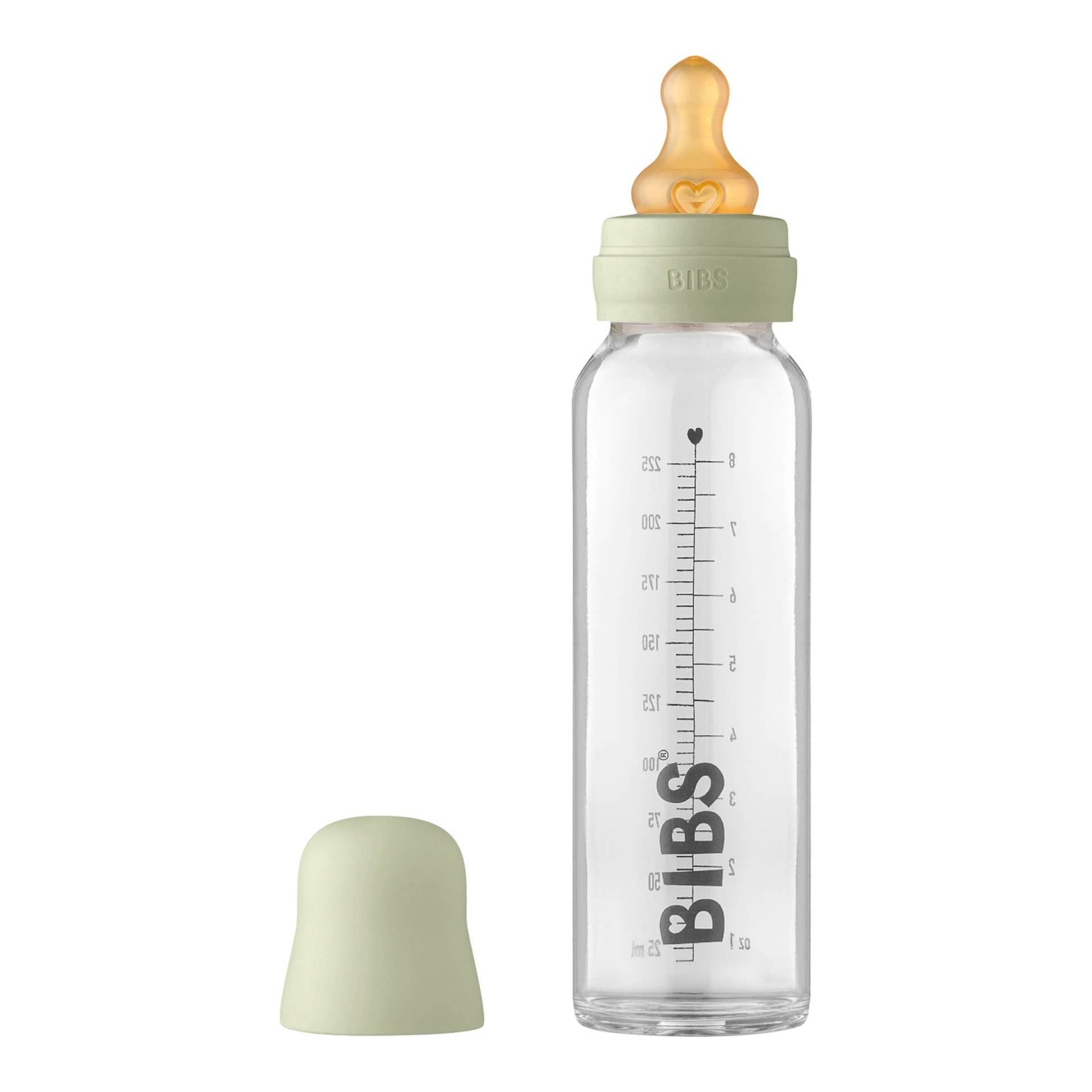 Bibs Babyflasche aus Glas, 225 ml, 3M+ Bibs Babyflasche aus Glas, 225 ml, 3M+ von BIBS