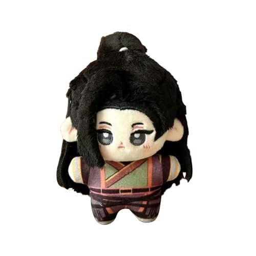 Tian Guan Ci Fu Plüsch Xie Lian x Hua Cheng Figur weich gefüllte Anhänger Schlüsselanhänger Tasche Sofa Schlafzimmer Zuhause Schlüsselanhänger Dekorationen Sammlerstücke Geschenke (10 cm, Typ 4) von BIEGMAI