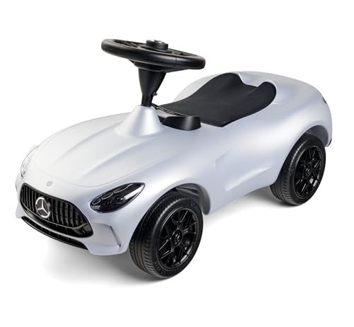 BIG – Mercedes-AMG GT - Designt zusammen mit Mercedes-AMG, mit Breiten Flüsterreifen und griffigem Lenkrad, Rutscher-Auto, für Kinder ab 18 Monaten von BIG Spielwarenfabrik