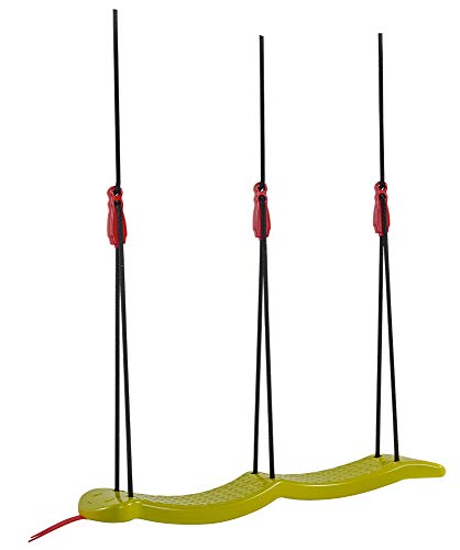 BIG - Snake-Swing - Kunststoff Doppel-Schaukel, beidseitig belastbar bis 50kg, montierte Schaukel, höhenverstellbare Seile, für Kinder ab 5 Jahren BIG - Snake-Swing - Kunststoff Doppel-Schaukel, beidseitig belastbar bis 50kg, montierte Schaukel, höhenverstellbare Seile, für Kinder ab 5 Jahren von BIG Spielwarenfabrik