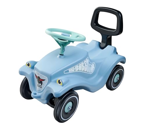 Big Bobby Car Classic Bundle - Kinderfahrzeug für Jungen und Mädchen, klassisches Rutschfahrzeug bis 50 kg inklusive 2-in-1 Lauflernhilfe & Rückenlehne, für Kinder ab 1 Jahr von BIG Spielwarenfabrik