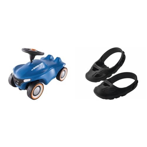 BIG-Bobby-Car-Neo Blau & Unisex Baby 800056446 BIG-Shoe-Care Schwarz, Schwarz, 22 EU Schmal EU von BIG Spielwarenfabrik