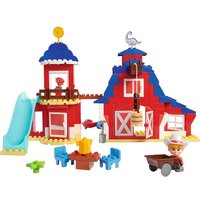 BIG 800057183 - BIG Bloxx Dino Ranch Clubhouse, 168-teilig, Baustein-Set von BIG