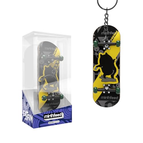 BIGH Fingerboard Schlüsselanhänger – Fingerboard aus natürlichem Ahornholz – Professionelles Fingerboard – Fingerboard – Patin Finger – Spielzeug Geschenk – Skate Finger – Patin Hand von BIGH