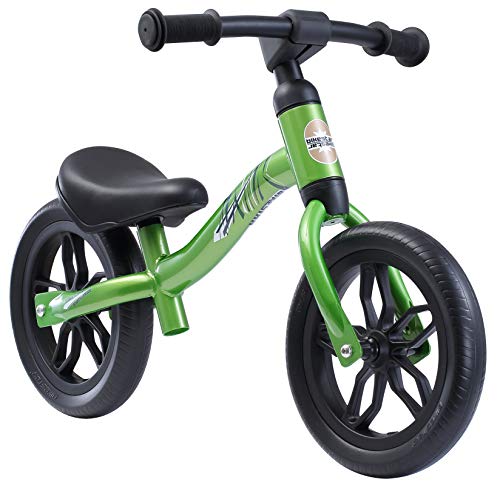 BIKESTAR Federleichtes (3 KG!) Kinderlaufrad Lauflernrad Kinderrad für Jungen und Mädchen ab 2-3 Jahre | Mitwachsendes 10 Zoll Kinder Laufrad Lightrunner | Grün | Risikofrei Testen von BIKESTAR