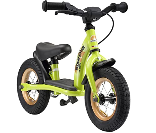 BIKESTAR Kinder Laufrad Lauflernrad Kinderrad für Jungen und Mädchen ab 2-3 Jahre | 10 Zoll Classic Kinderlaufrad | Grün | Risikofrei Testen von BIKESTAR