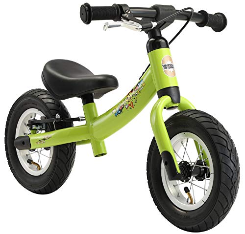 BIKESTAR Kinder Laufrad Lauflernrad Kinderrad für Jungen und Mädchen ab 2-3 Jahre | 10 Zoll Sport Kinderlaufrad | Grün | Risikofrei Testen von BIKESTAR