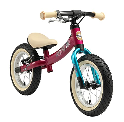 BIKESTAR Kinder Laufrad Lauflernrad Kinderrad für Mädchen ab 3-4 Jahre | 12 Zoll Sport Kinderlaufrad Berry Türkis | Risikofrei Testen von BIKESTAR