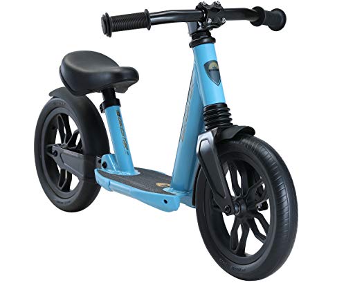 BIKESTAR Vollgefedertes Alu Kinder Laufrad Rad für Jungen und Mädchen ab 2-3 Jahre | 10 Zoll Lauflernrad Fully | Risikofrei Testen | Blau von BIKESTAR