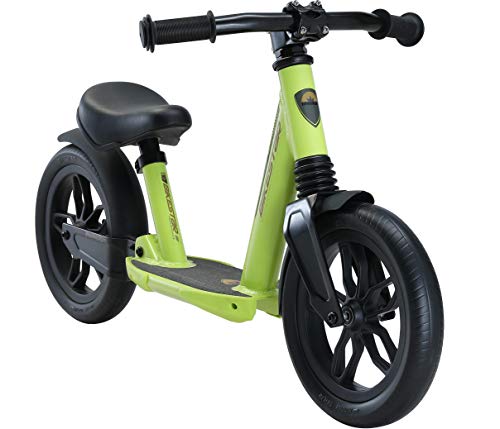 BIKESTAR Vollgefedertes Alu Kinder Laufrad Rad für Jungen und Mädchen ab 2-3 Jahre | 10 Zoll Lauflernrad Fully | Risikofrei Testen | Grün von BIKESTAR