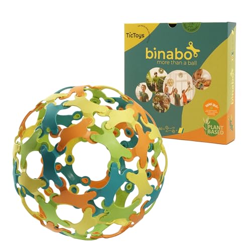 BINABO - Ball in a box – Konstruktionsspiel mit unendlichen Möglichkeiten: Baue dein eigenes Spielzeug! Kreatives, umweltfreundliches und Pädagogisch Wertvolles Bauspielzeug von BINABO