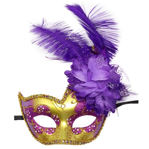 BINGGA Maskerade Halloween Augenmaske Karneval Kostüm Halbmaske für Halloween Hochzeit Karneval von BINGGA