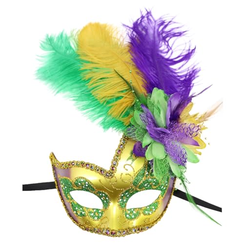 BINGGA Maskerade Halloween Augenmaske Karneval Kostüm Halbmaske für Halloween Hochzeit Karneval von BINGGA