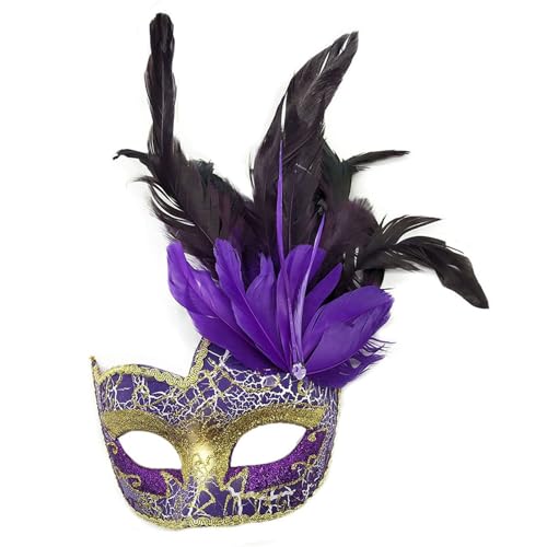 BINGGA Maskerade Halloween Augenmaske Karneval Kostüm Halbmaske für Halloween Hochzeit Karneval von BINGGA