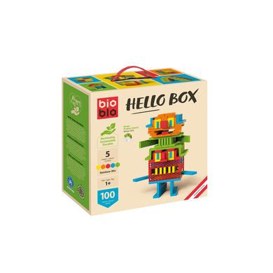 Bioblo - Hello Box Rainbow Mix, 100 tlg. von BIOBLO