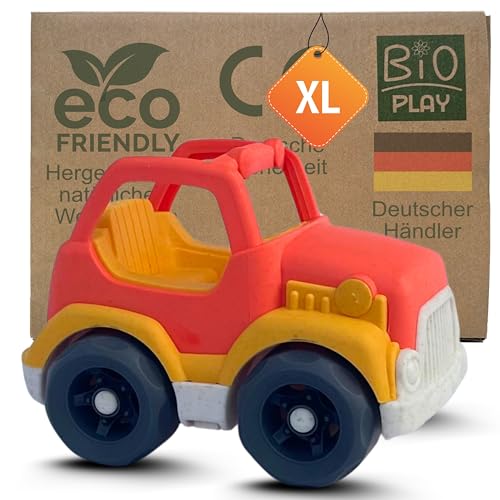 BIOPLAY® Jeep | Bio Kunststoff | Nachhaltiges Spielzeug ab 1 Jahr für Jungen und Mädchen | Indoor und Outdoor Geländewagen | SUV |Offroader | Geländefahrzeug | 4x4 von BIOPLAY