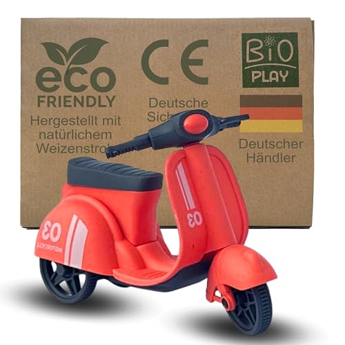 BIOPLAY® Flotter Roller | Bio Kunststoff | Nachhaltiges Spielzeug ab 1 Jahr für Jungen und Mädchen | Scooter | Indoor und Outdoor | Kinder Spielzeug 2 Jahre von BIOPLAY