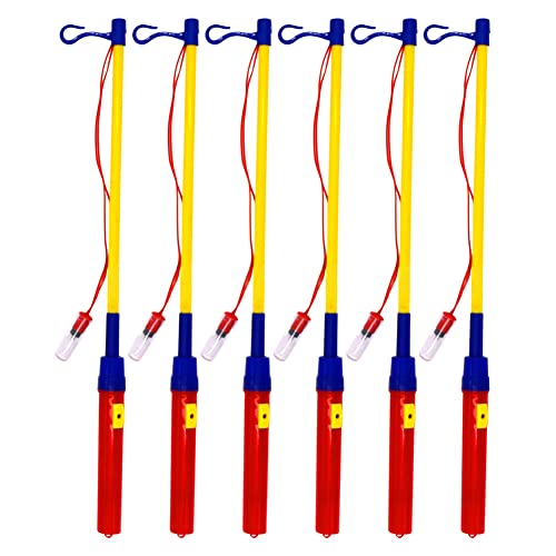 BIOSA Laternenstab LED Elektrisch, 6PCS Laternenstab Leuchtspielzeug 40/50CM Elektrisch Laternenstab, LED Kinder Laternenstab Spielzeug von BIOSA