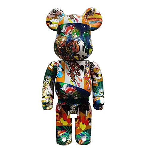 BIRKIM 28 cm/11 Zoll Bausteine ​​Bär, 400% Bearbricks handgefertigtes Sammlerspielzeug, Geschenk, modische Dekoration for das Zuhause von BIRKIM