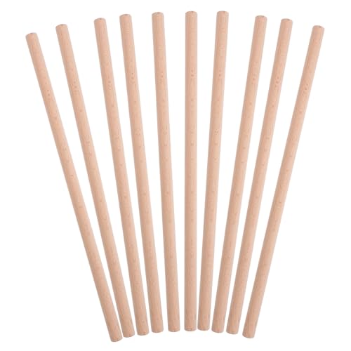 BIUDECO 10 Stück Musik Rhythmus Sticks Trommelstöcke Kinder Musikinstrumente Musiksticks Trommelstöcke Für Kinder Kleinkinder Rhythmus Sticks Percussion Claves Percussion von BIUDECO