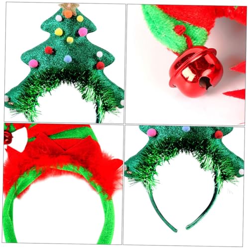 BIUDECO 2 Stück Teiliges Weihnachts Haarreif Glocken Clownshut Kopfaccessoire für Karneval Party Bühnenauftritt Lustiger Haarreifen Zufällige Designs BIUDECO 2 Stück Teiliges Weihnachts Haarreif Glocken Clownshut Kopfaccessoire für Karneval Party Bühnenauftritt Lustiger Haarreifen Zufällige Designs von BIUDECO
