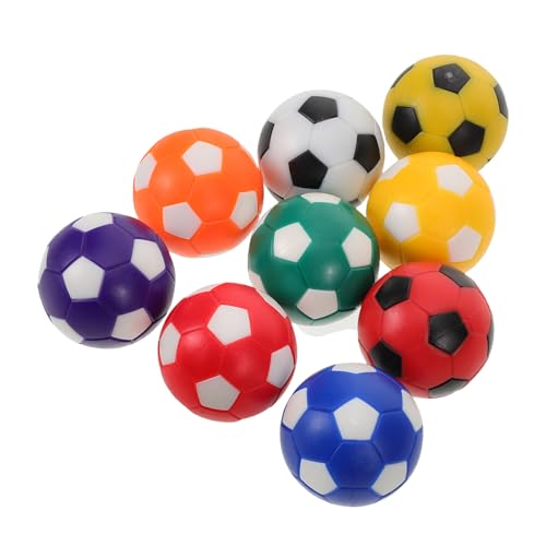 BIUDECO 9st Kicker Zubehör Tischspiel Fußbälle Ersatzbälle Für Tischfußball Tischfußballbälle Kleine Schwarze Und Weiße Fußbälle Kickerbälle Ersetzen Mini-fußball Kickerspielball Plastik von BIUDECO