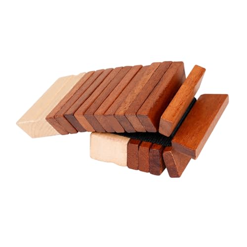 BIUDECO Akustischer Generator Aus Gezahntem Holz Für Kinder Holzklöppel Holzklöppel Für Kleinkinder Holzklöppel Percussion Set Kleinkind Percussion Holzklöppel Handklopf von BIUDECO