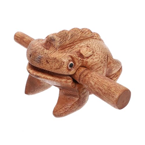 BIUDECO Holz Frosch Percussioninstrument Musikalisches für Einfaches Design Klangvolle Musikalische Früherziehung Geschenkidee für Musikalische Früherziehung Holzfarben BIUDECO Holz Frosch Percussioninstrument Musikalisches für Einfaches Design Klangvolle Musikalische Früherziehung Geschenkidee für Musikalische Früherziehung Holzfarben von BIUDECO