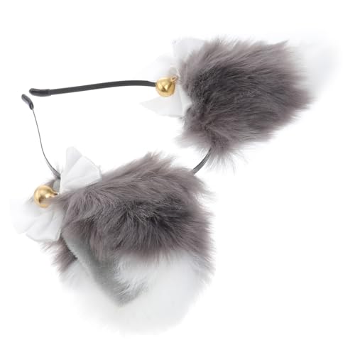 BIUDECO Katzenohr Glocken Stirnband Party Haarband Ohr Stirnband Cosplay Haarband Haar Accessoire Für Party Urlaub Haarband Tier Haarband Ohr Haarband Party Kopfschmuck von BIUDECO