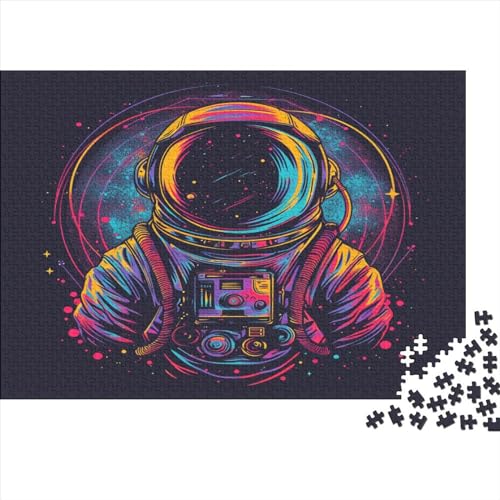 Astronaut Puzzle 1000 Teile Für Erwachsene Und Kinder Ab 14 Jahren Für Stressabbauer Puzzel 1000pcs (75x50cm) von BIYQBWPLX