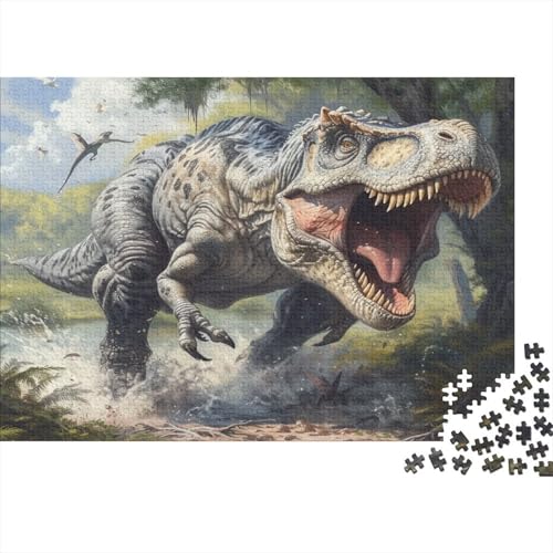 Dinosaurier 1000 Teile,Impossible Puzzle,GesKükenlichkeitsspiel Für Die Ganze Familie, Erwachsenen Puzzlespiel Puzzel 1000pcs (75x50cm) von BIYQBWPLX