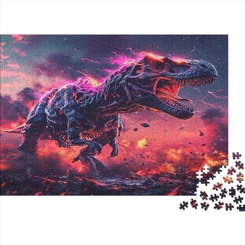 Dinosaurier Puzzle 1000 Teile,Puzzlespiel Für Erwachsene,Impossible Puzzle,Puzzle GesKükenlichkeitsspiel Für Die Ganze Familie, Geschenke Für Männer/Frauen Erwachsenen Puzzel 1000pcs (75x50cm) von BIYQBWPLX