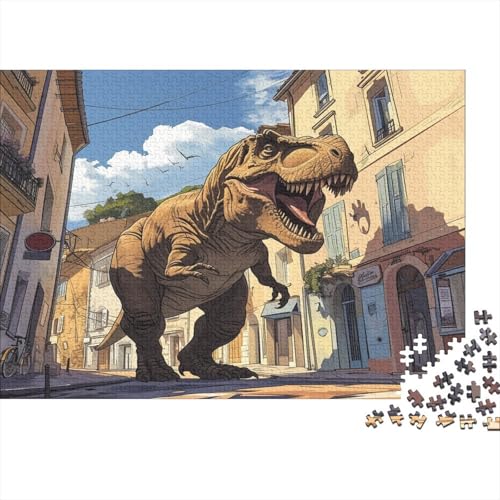 Dinosaurier Puzzle 1000 Teile,Puzzlespiel Für Erwachsene,Impossible Puzzle,Puzzle GesKükenlichkeitsspiel Für Die Ganze Familie, Geschenke Für Männer/Frauen Erwachsenen Puzzel 1000pcs (75x50cm) von BIYQBWPLX