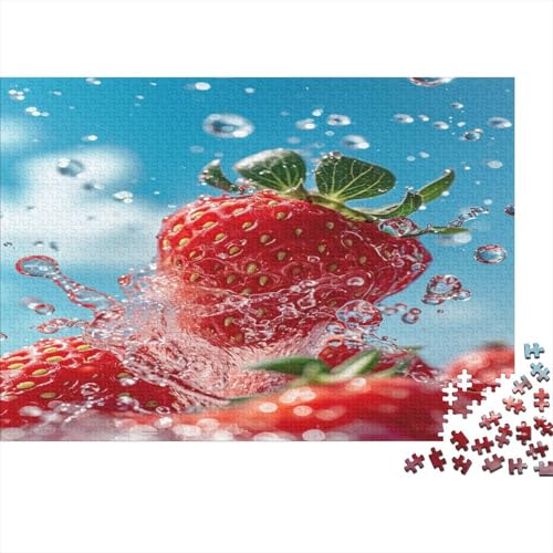 Erdbeere Puzzle 1000 Teile Puzzle Für Erwachsene Und Kinder Ab 14 Jahren Puzzel 1000pcs (75x50cm) von BIYQBWPLX