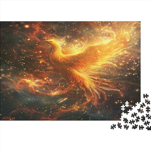 Flamme Pterosaurierier.kgm Puzzle 1000 Teile,Puzzlespiel Für Erwachsene,Impossible Puzzle,Puzzle GesKükenlichkeitsspiel Für Die Ganze Familie, Geschenke Puzzel 1000pcs (75x50cm) von BIYQBWPLX